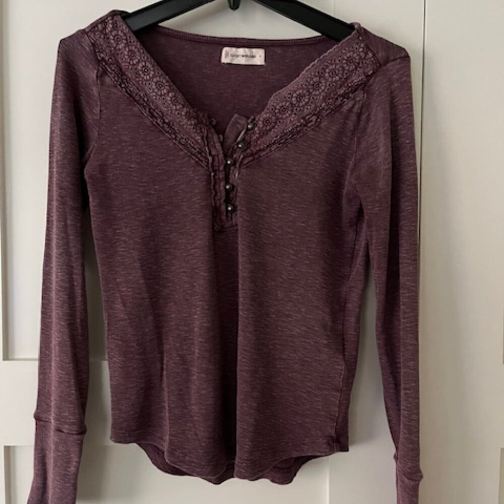 LUCKY LONG SLEEVE HENLEY